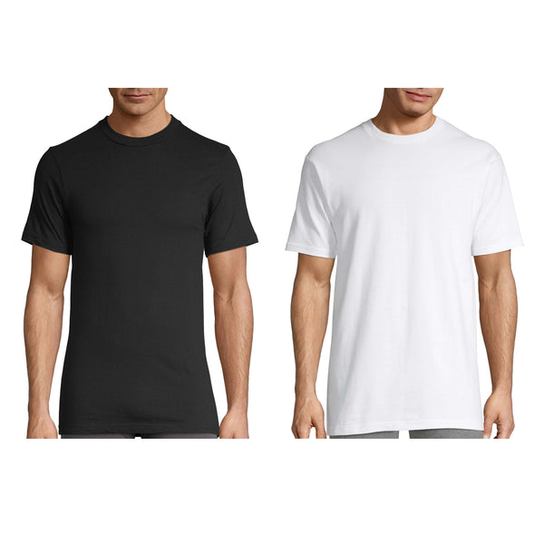 Men's Short Sleeve Premium Crew Neck 100% Cotton T-Shirt Big & Tall Sizes Available