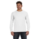 Magg Men's 100% Cotton Premium Heavy Weight Crew Neck Long Sleeve T-Shirt Big & Tall Sizes