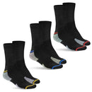 3-12 Pairs Men's Cotton Diabetic Health Crew Circulatory Boot Socks Men's Size 10-13