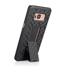 Encust Slim Carbon Fiber Shockproof Classic Case Cover for Samsung Galaxy S8 Plus/S8 Phone