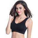 3 Pack Women Seamless Padded Yoga Bra Sports Bra Sleep Bra Crop Top Sports Vest Bra with Removable Pads