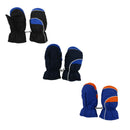 Magg Kids Toddlers 3 Pack Assorted Fleece Lined Winter Snow Glove Waterproof Mittens