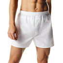 12 PACK Men's White Boxer Shorts W/ Comfortable Flex Waistband