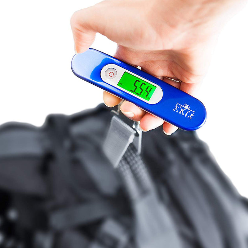 Portable Luggage Scale Weigh Up to 110lbs Hanging Baggage Scale with Backlit LCD Display