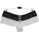 6-Pack Women's Lace Boyshorts Bikini Panties Sexy Boy Shorts Panty Underwear