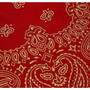 12 Gold Paisley Print Bandana Scarfs 100% COTTON size 22 x 22