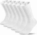 Lot 3-12 Pairs Women's Solid Sports Athletic Casual Work Plain Crew Socks Size 9-11