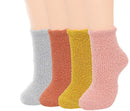 4 or 8 Pairs Cozy Fuzzy Fluffy Soft Warm Comfortable Women's Crew Socks