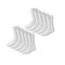 Jobsite 10-Pair Comfort Top Full Cushion Reinforced Foot Men's Crew Socks