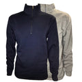 2 Pack Men's Solid Fleece Quarter-Zip Sweatshirts