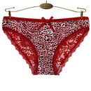6-Pack Women's Cotton Bikini Lace Cozy Mid Rise Women's Brief Panties