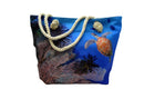 2 Pack Women's Colorful Canvas Tote Beach Bag With Double Rope Handle - Random 2 Pack
