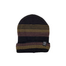 4-Pack Men's Thermal Fleece Lined Baggy Fold Over Black Winter Hat