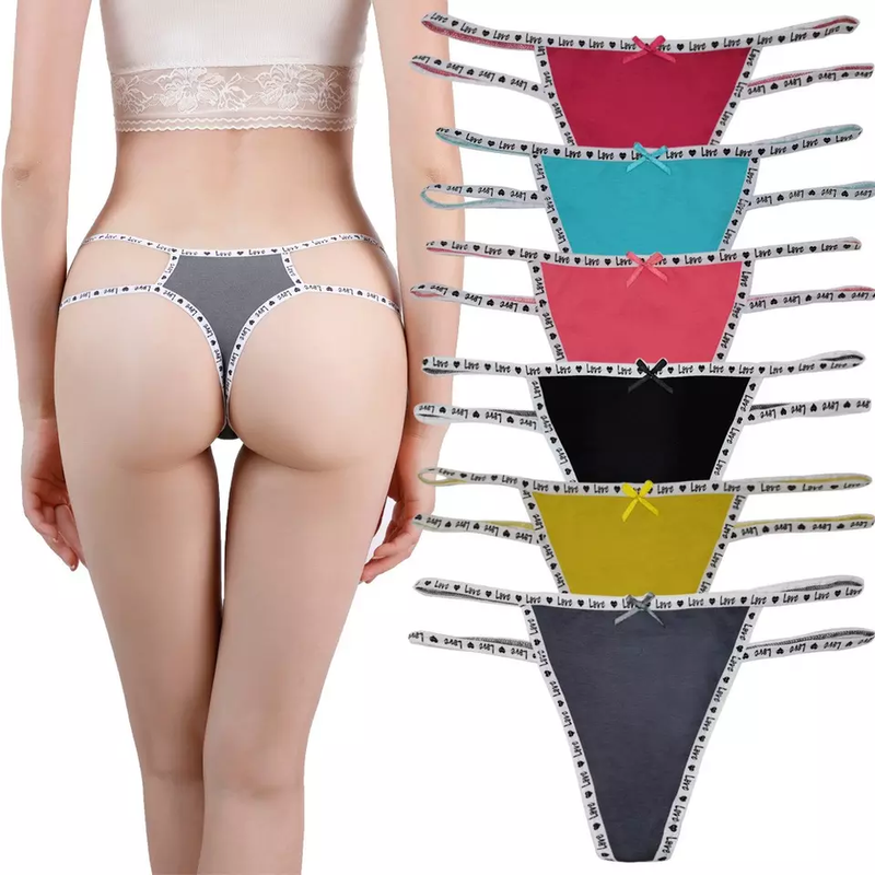 Sexy Womens Underwear Low Waist Thongs Panties G-String Lingerie Briefs  Knickers