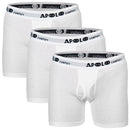 3-6 Pack Men's Boxer Briefs Tagless Cotton Underwear Open Fly
