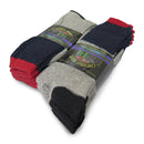 6 Pairs Mens Boot Socks Thick Work Warm Hiking Winter Crew Thermal Heavy Duty