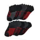 10-20 Pairs of Ecko Men's Basic Quick Dry No Show Athletic Socks 10-13
