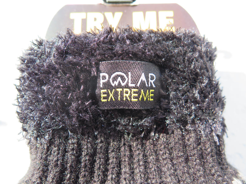 Polar Extreme Women's Furry Insulated Thermal Heavy Cable Knit Winter Gloves