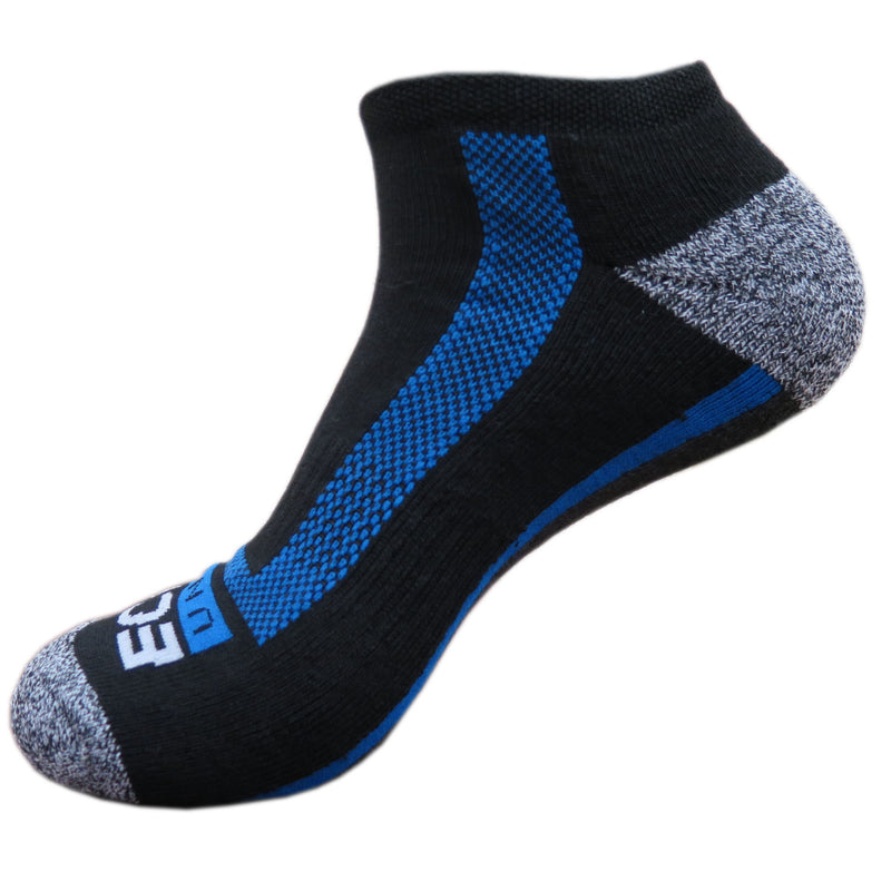 ECKO UNLTD Mens 6-Pack Performance Comfort No Show Arch Compression Cushion Athletic Socks