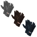 Men's Fleece Lined Adjustable Warm Winter Gloves