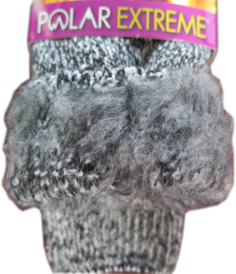 Polar Extreme Thermal Sock Extra Heavy Acrylic Winter Marled Socks 2-Packs Random Colors