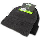 Men's 2-Pack Warm Winter Acrylic Knit Cuff Beanie Everyday Hat