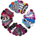14 Pairs Ecko Red Women's Fun Print Low Cut Ankle Socks Assorted