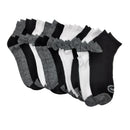 10-20 Pairs of Ecko Men's Basic Quick Dry Quarter High Athletic Socks 10-13