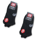 10, 20 or 30 Pairs of Ecko Men's Black Quick Dry Logo No Show Socks Athletic