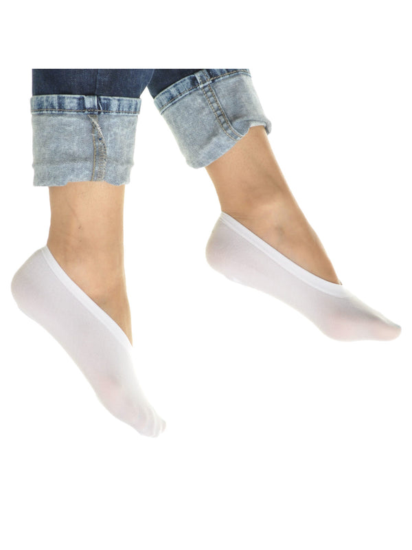 12 Pairs of No Show Women White Casual Invisible liners Socks for Sneakers, Shoe Size 5-10