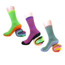 (6 Pairs) Fun & Colorful Women's Casual Assorted Crew Socks
