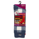 Polar Extreme Thermal Sock Extra Heavy Acrylic Winter Marled Socks 2-Packs Random Colors