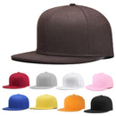 Snapback Adjustable Men's and Women Solid Plain Flat Brim Hat Baseball Cap Hip Hop Style