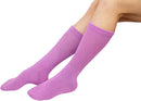 2-12 Pairs Premium Women’s Colorful Soft Breathable Cotton Crew Socks, Non-Binding & Comfort Diabetic Socks (Fits Shoe Size 6-10)