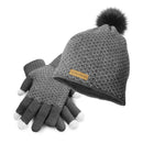 Clear Creek Women's Insulated Pom Hat and Gloves Set