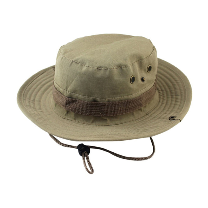 Summer Outdoor Fishing Bucket Boonie Hat Hiking Travel Wide Brim Safari Sun Caps