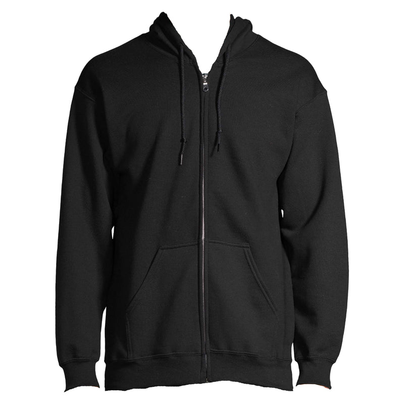 Men's Basic Fleece Sweatshirt -  Full Zip Up Hoodie