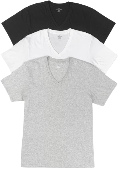 3-Pack Calvin Klein Cotton V-Neck T-Shirt