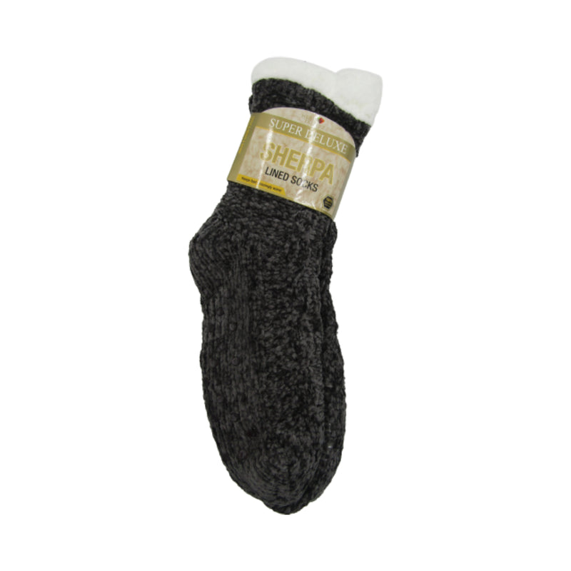  Winter Womens Warm Fluffy Fleece Lining Slipper Socks, Soft  Cozy Fuzzy Thick Sherpa Christmas Socks with Non-Slip Grippers for ladies  Gifts : Clothing, Shoes & Jewelry
