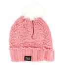 Polar Extreme Women's Thermal Insulated Fur Pom Pom Winter Hat Fleeced lined