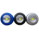 COB 3-Pack Battery Powered Round LED Touch Light Under Cabinet Led Wireless Wall Lamp Easy To Use Closet Kitchen Night Lights For Home