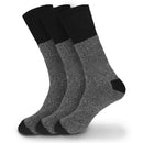 Men's Herringbone Warm Winter Thermal Wool Crew Boot Casual Socks