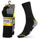 3-12 Pairs Men's Cotton Diabetic Health Crew Circulatory Boot Socks Men's Size 10-13