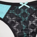 6 Pack Lace thong Bow Panties Breathable Briefs Ladies Low Waist Transparent Lace Thongs