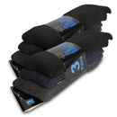 Men's 6 Pack Thick Thermal Crew Cold Weather Boot Socks for Winter Outdoor Activities