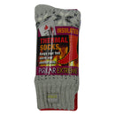 Pack of 2 - Polar Extreme Heat Women Snow Design Winter Luxurious Soft Holiday Thermal Crew Socks - Assorted