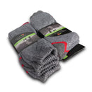 4 Pairs Men's Long Over the Calf Lightweight Winter Boot Socks