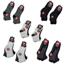 10-20 Pairs of Ecko Men's Basic Quick Dry Quarter High Athletic Socks 10-13