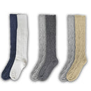 Women's Thick Winter Thermal Wool Blend Knee High Socks, Size 9-11