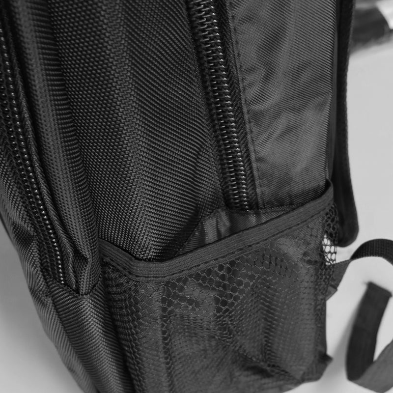 18 1/2 Inch Black Multi Purpose School Book Bag / Travel Carry On Backpack Bag
